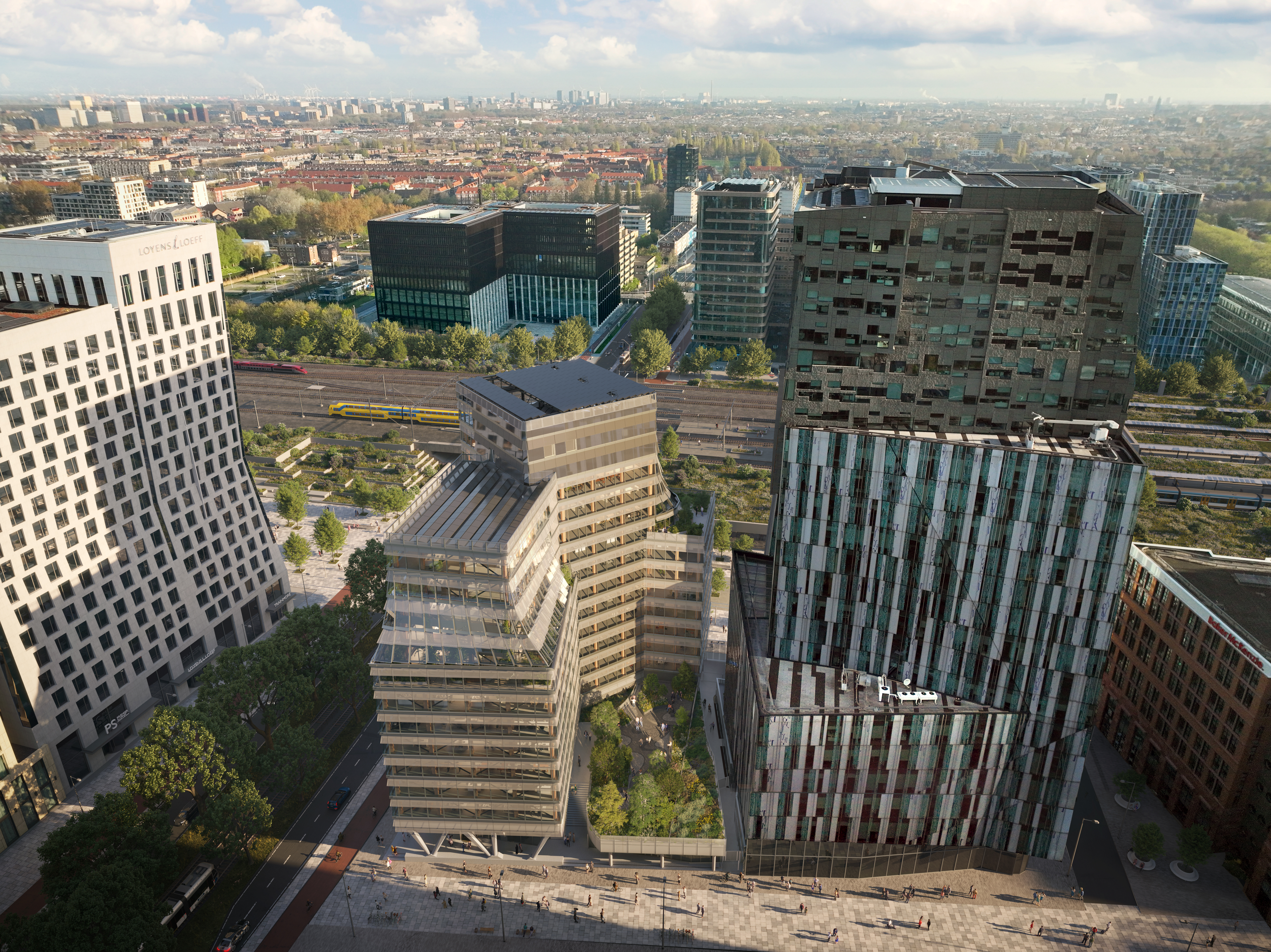 This slide displays The Cubehouse artist's impression.